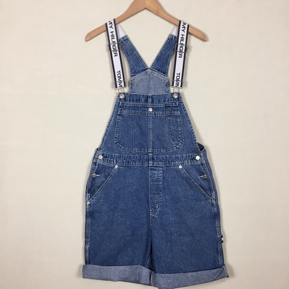 Tommy Hilfiger Denim - Vintage 90s Tommy Hilfiger denim overalls 2000s y2k